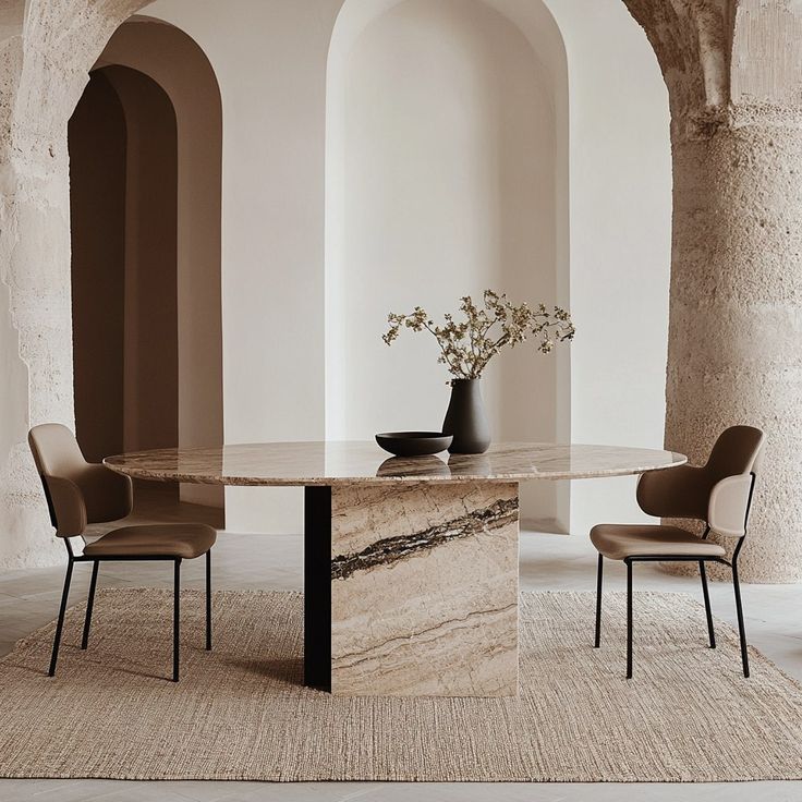 Table Travertin et Styles de Décoration : Le Guide Complet pour un Intérieur Harmonieux
